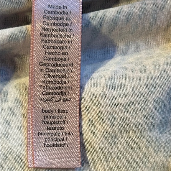 Skims Sleep Short Sleeve Button Up Set in Bloom Mini Multi Animal Print NWT - Picture 9 of 13